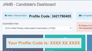 How To Get My Profile Code For JAMB